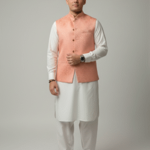 The Peach Blossom Waistcoat Ensemble